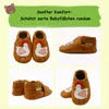 SAYOYO® Baby Krabbelschuhe Echtleder, weiche Lauflernschuhe Produktbild-Vorschau 3