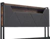 Letto imbottito 140x200 con testiera contenitore, Anteprima dell’immagine prodotto 11