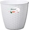 Blumentopf Stefanplast Weiß Kunststoff (14 x 12,5 x 14 cm) Produktbild-Vorschau 6