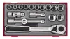 TengTools Steckschlüsselsatz Knarenkasten 39180104 63mm Produktbild-Vorschau 1