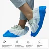 50x Schuhüberzieher Einweg Blau/Weiß, Überziehschuhe mit Produktbild-Vorschau 3