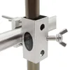Sonnenschirmhalter aus Edelstahl für Balkongeländer rund Produktbild-Vorschau 1