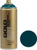 Sprühfarbe Lackspray Petrol Blau Matt Montana Gold 400ml Produktbild-Vorschau 1