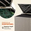 Casaria® Baule da Giardino 318 L Impermeabile 75x75x70cm Anteprima dell’immagine prodotto 6