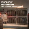 MONZANA® Reifenregal 8 Reifen 795 kg 180x120x40cm inkl. Produktbild-Vorschau 6