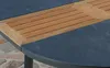 ALEOS. Aluminium Glas Teakholz Gartentisch rund Produktbild-Vorschau 3