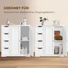 Yaheetech Badezimmerschrank Unterschrank Badkommode mit 4 Produktbild-Vorschau 8