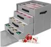 Relaxdays Weihnachtskugel Aufbewahrungsbox, 64 Kugeln, Produktbild-Vorschau 1