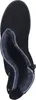 A top-down view of a black boot with a fur lining. Anteprima dell’immagine prodotto
