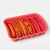 6 Hohlraum DIY -Wurst machen Schimmel Silikon Burger Hot Produktbild-Vorschau 7