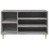 vidaXL Schuhregal Grau Sonoma 102x36x60 cm Holzwerkstoff - Produktbild-Vorschau 5
