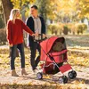 PawHut Hundewagen Hundebuggy Pet Stroller Hunde Buggy mit 4 Produktbild-Vorschau 2