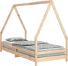 vidaXL Dětská postýlka 90x200 cm z masivního borovicového Náhled obrázku produktu 1