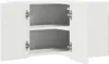 Armoire d'angle murale vidaXL PORTO, blanche, 57 x 57 x 40 Voir les images du produit 5