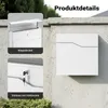 Dizajnová poštová schránka Wiltec V19 biela 370 x 102 x 370 Náhľad obrázku produktu 13