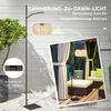 Solární stojací lampa Outsunny z ratanu se světelným Náhled obrázku produktu 6