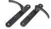 Kit de poignées de porte Aqbau® à plaque longue, noir | Voir les images du produit 1
