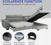 MÖBEL LUX Ecksofa NICOLE, L-Form Sofa mit Schlaffunktion, Produktbild-Vorschau 4