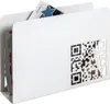 HAKU Zeitungsständer weiß - Metall, B/H/T: 35x26x10 cm Produktbild-Vorschau 1