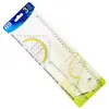 TSI Zeichengarnitur 3-tlg.:Lineal 30 cm,17cm,Geodreick Produktbild-Vorschau 2