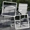 Outsunny Beistelltisch klappbar Gartentisch Ø46 x 53 cm Produktbild-Vorschau 6