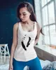 Damen Tank Top Tanktop Feder Vögel Racerback Trägertop Produktbild-Vorschau 2
