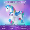 PonyCycle Modèle Y Licorne en peluche à chevaucher pour Voir les images du produit 8