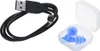 A black USB cable and a clear plastic case with blue ear tips are shown on a white background. Náhľad obrázku produktu