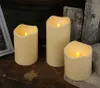 LED Stumpenkerze 'Paul' - flackernde LED - H: 23cm - Sensor - Timer - outdoor - creme Podgląd zdjęcia produktu
