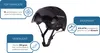 Rucanor Urban Sprint Scooter- & Fahrradhelm mit Visier NTA Produktbild-Vorschau 3
