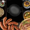 Poêle wok en fonte Krisberg avec couvercle – 31 cm – 4,2 L Voir les images du produit 9