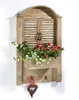 Kobolo Deko-Fensterladen - Holz - braun - Schublade zum Produktbild-Vorschau 2