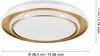 EGLO LED Deckenleuchte Moschetta, runde Deckenlampe mit Produktbild-Vorschau 2