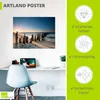 ARTland Poster Sonnenuntergang Strand Wellenbrecher Größe: Produktbild-Vorschau 3