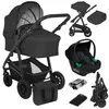 Lionelo Bianka 3in1 Kinderwagen, Autotransporter, Autositz, Produktbild-Vorschau 1