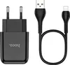 Hoco N2 USB Ladegerät + Lightning Lade Kabel Single Produktbild-Vorschau 3