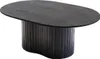Couchtisch Schwarzes Mangoholz - Oval - 90x60x35cm - Ava Produktbild-Vorschau 3