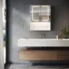 SONNI Armadio a specchio a due ante 60x75x13cm con doppio Anteprima dell’immagine prodotto 4