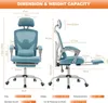 Bürostuhl Ergonomisch - Ein Schreibtischstuhl mit Produktbild-Vorschau 7