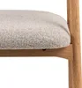 Chaise en bois « Addi » (lot de 2) beige, tissu, bois Voir les images du produit 8
