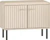 Selsey CALETTO - Schuhschrank mit Lamellen, Beige, 68 cm Produktbild-Vorschau 1