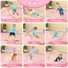A collage of nine images showing children playing with a wooden indoor climbing set in various configurations. Náhled obrázku produktu