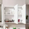 Spiegelschrank Weisser Badezimmerspiegelschrank mit Produktbild-Vorschau 2