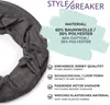 styleBREAKER unifarbener leichter Jersey Loop Schal, Produktbild-Vorschau 4