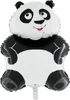 Teddybär Folienballon Pandabär Tiere 69cm Produktbild-Vorschau 1