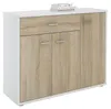 Sideboard ESTELLE Mehrzweckschrank,weiß/Sonoma Eiche mit 3 Produktbild-Vorschau 3