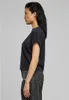 Urban Classics Ladies - Pigment Dye Short Top schwarz - L Produktbild-Vorschau 6