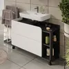 Mobiletto per lavabo Vicco Karen Antracite/bianco 100 x 65 Anteprima dell’immagine prodotto 3