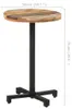 vidaXL Bistrotisch Rund Ø50x75 cm Altholz Massiv Produktbild-Vorschau 5