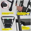 Profi-Trittleiter klappbar mit  | mit Handbügel und Produktbild-Vorschau 3